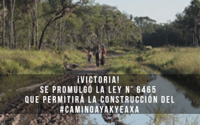 Tras un largo camino, Yakye Axa podrá acceder a sus tierras.
