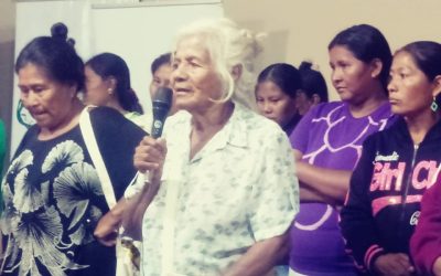 Mujeres de diferentes pueblos indígenas debaten sobre su realidad.