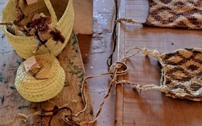 “Ya casi no hay montes para hacer nuestras artesanías”