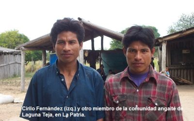 Cirilo Fernández, joven líder indígena de Laguna Teja