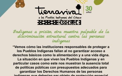 Indígenas a prisión, otra muestra palpable de la discriminación estructural contra las personas indígenas