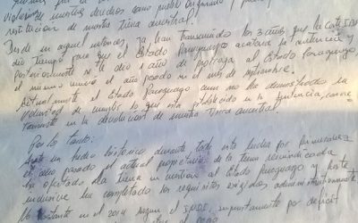 Comunicado a la opinión pública de la comunidad indígena Xákmok Kásek