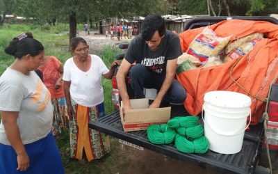 Sociedad civil entrega asistencia a indígenas y Senado insta a declarar Emergencia.