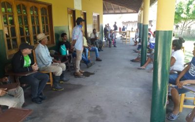 En Puerto Diana y Karcha Balhut realizan reunión de validación de resultados de investigaciones sobre el Pueblo Yshir y Talleres de capacitación en Derecho Ambiental