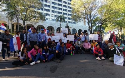 Indígenas se movilizan en todo el país mientras la Corte IDH sesiona en Asunción