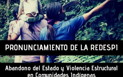 Abandono del Estado y Violencia Estructural en Comunidades Indígenas