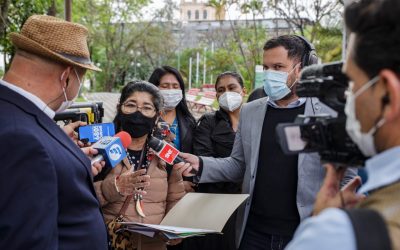 Con marcha pacífica, Pueblos Indígenas exigen una mesa de trabajo con los tres poderes estatales