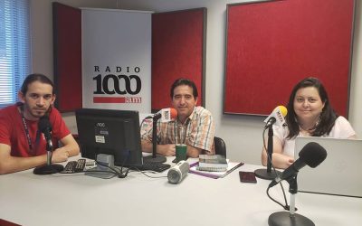 Jeny Villalba, explicando detalles sobre el III Seminario Internacional de defensoras y defensores 
Foto/Radio 1000  am